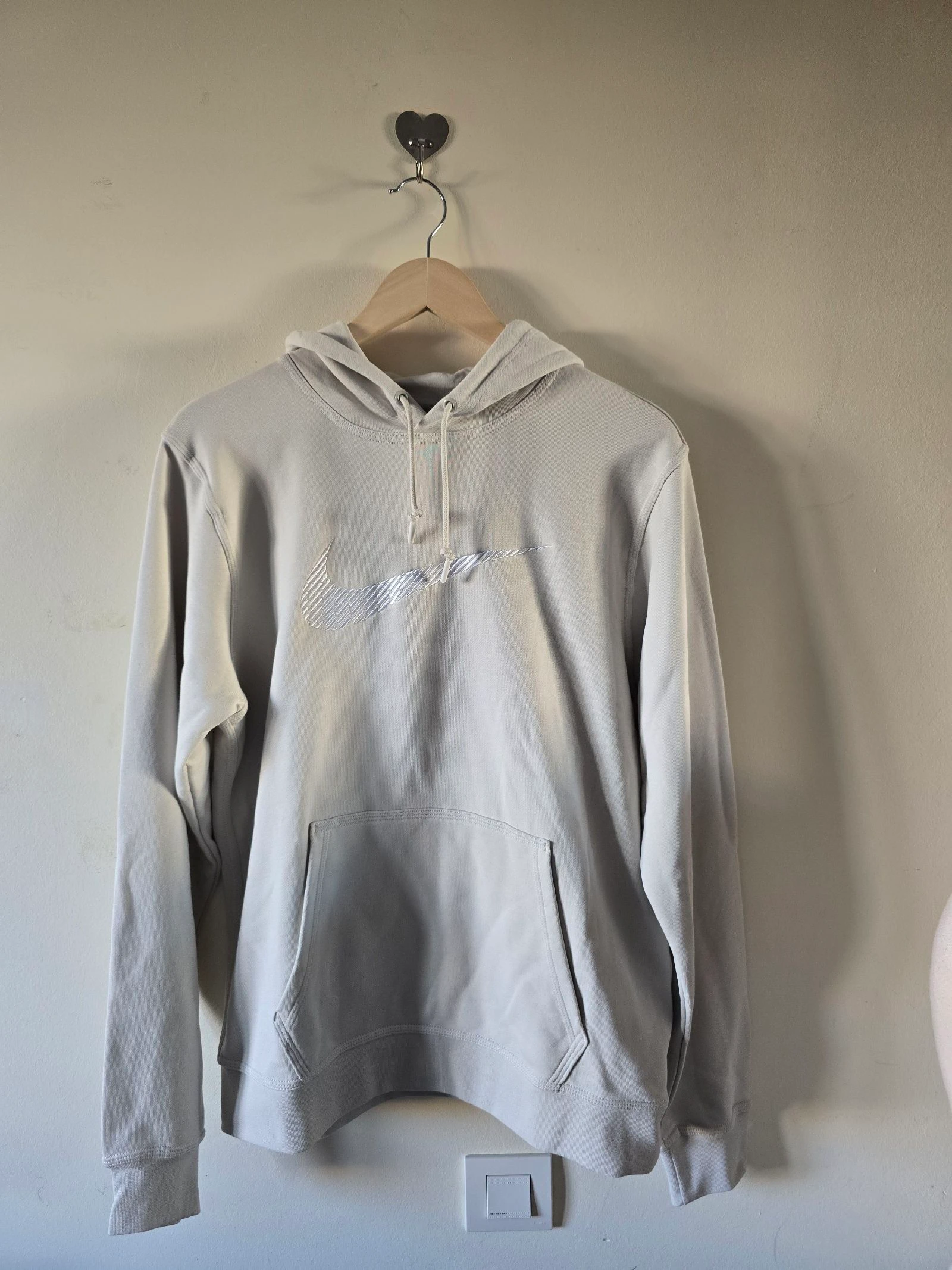 Sweat-shirt Nike Clair Gris avec Capuche - Taille M (Neuf avec étiquettes) – photo 2